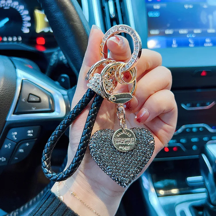 Heart Keychain (Gold Edges)