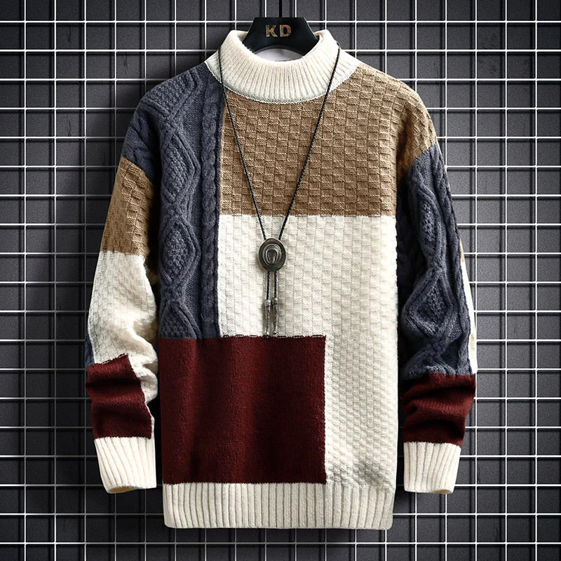 VelvetElite�?Shadow Stitch Sweater